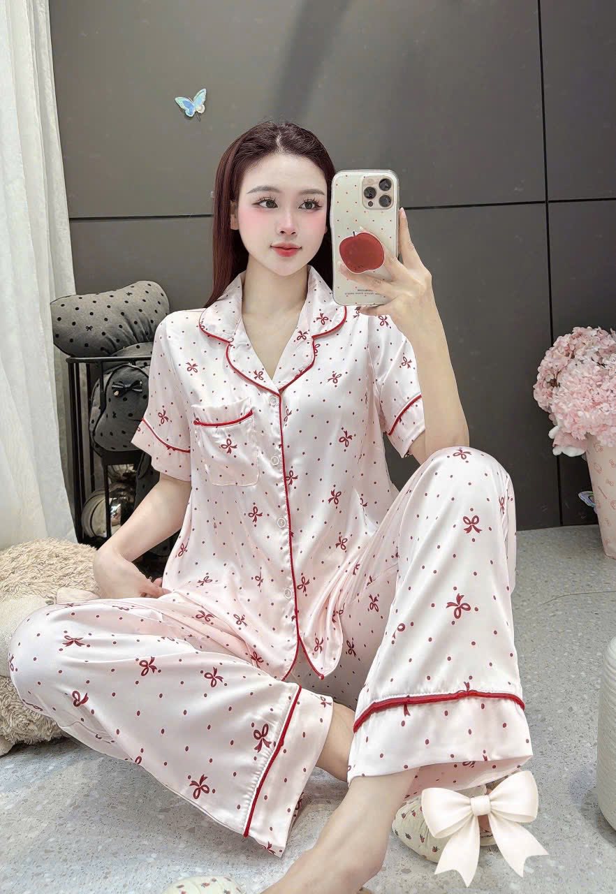 Đồ ngủ chất latin - lụa cao cấp mẫu mã dễ thương