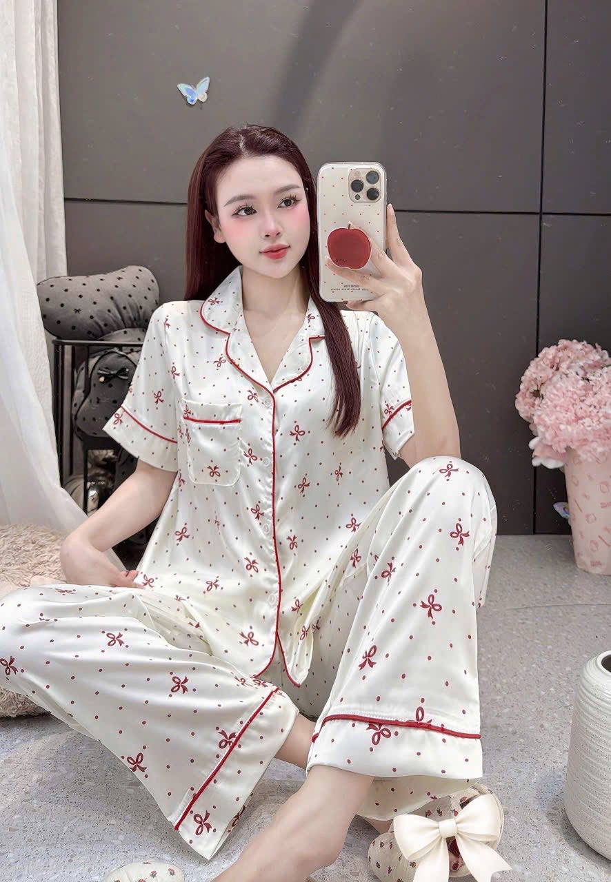 Đồ ngủ chất latin - lụa cao cấp mẫu mã dễ thương