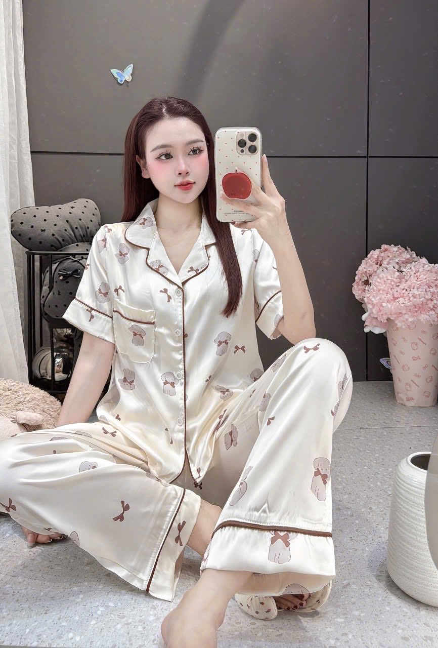 Đồ ngủ chất latin - lụa cao cấp mẫu mã dễ thương