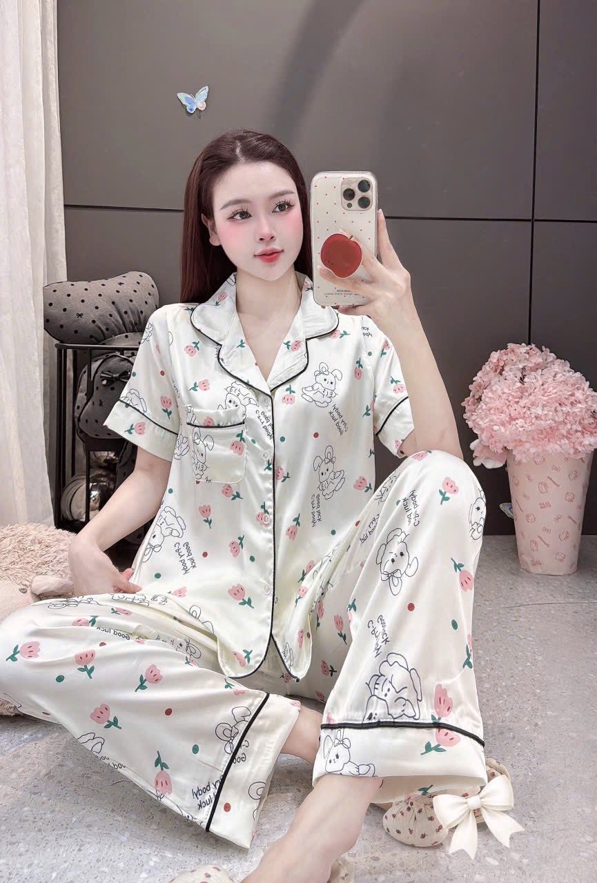 Đồ ngủ chất latin - lụa cao cấp mẫu mã dễ thương