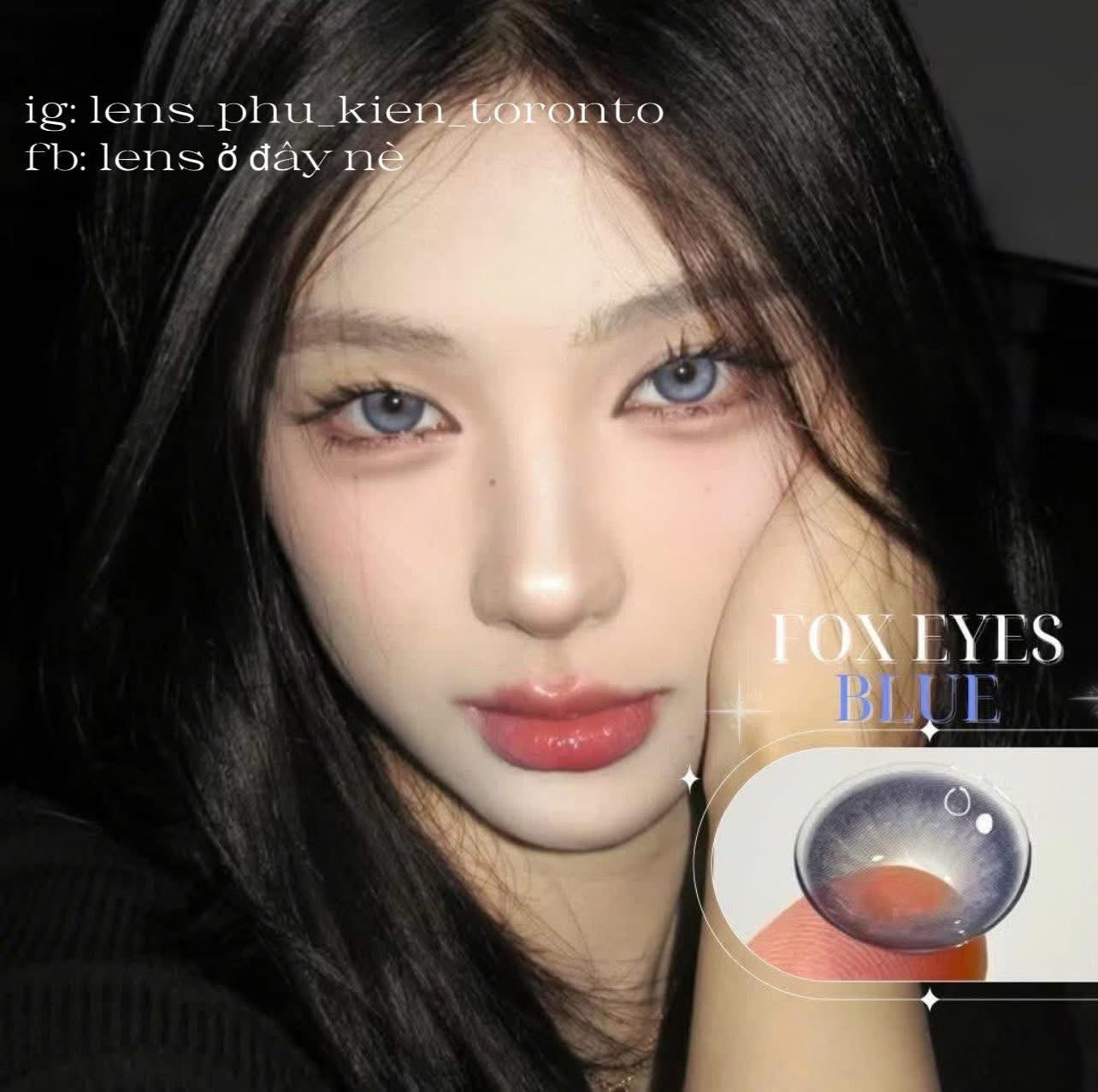 Contact Lens - Fox Eyes Blue