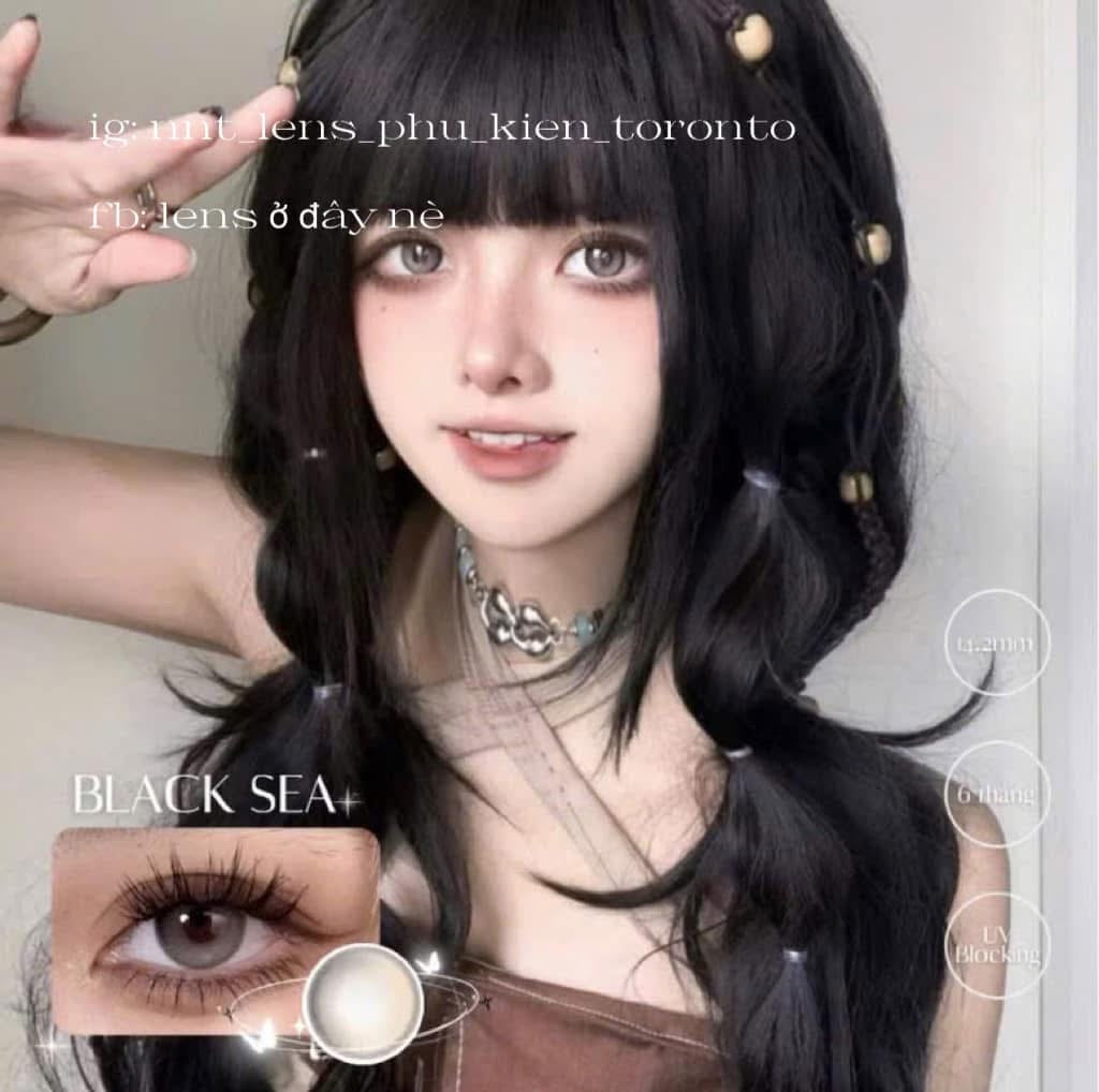 Contact Lens - Black Sea