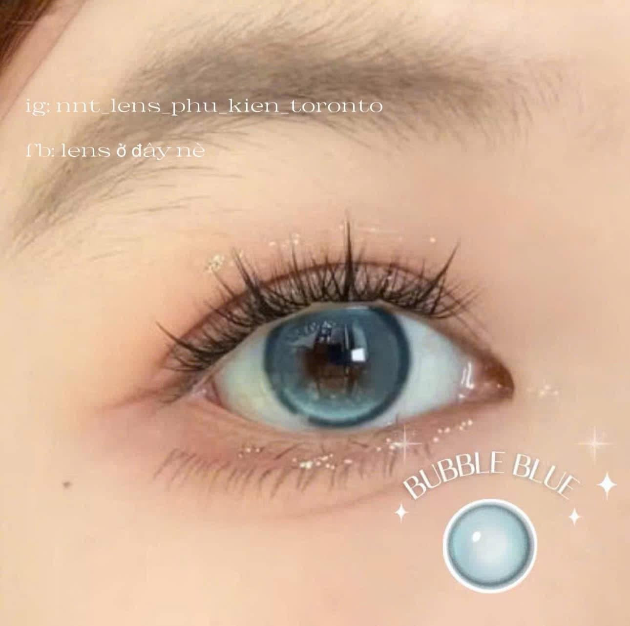 Contact Lens - Bubble Blue