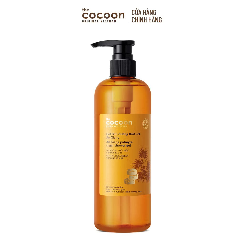 ￼Gel tắm đường thốt nốt An Giang Cocoon 500ml