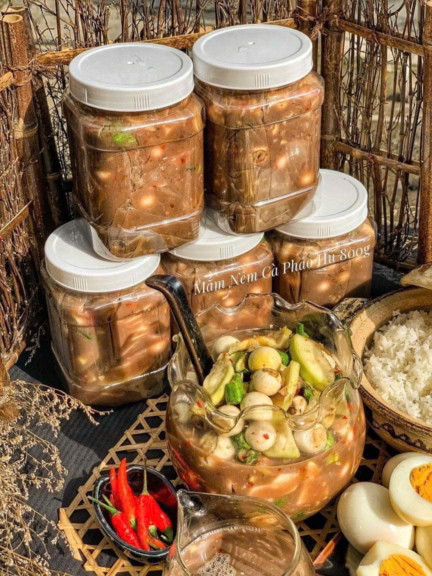 Mắm nêm cà pháo chuẩn vị quê nhà