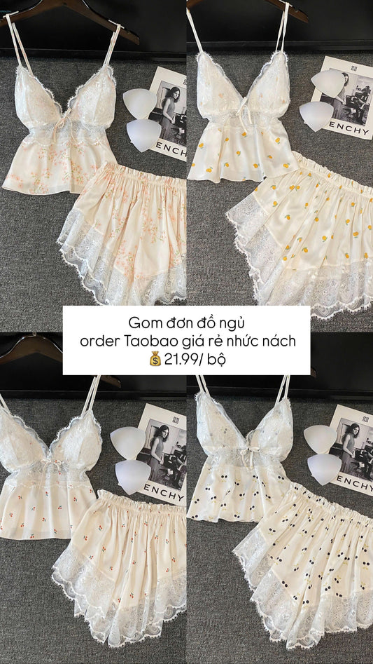 Tổng hợp đồ ngủ 2 dây quyến rũ