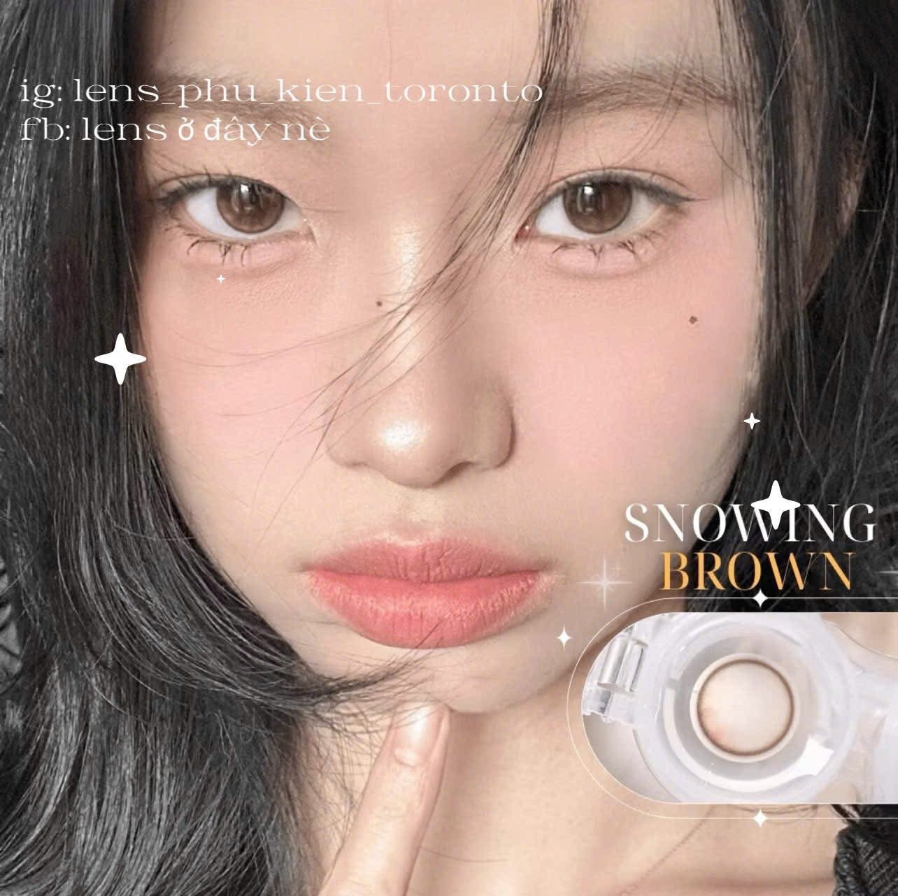 Contact Lens - Snowing Brown