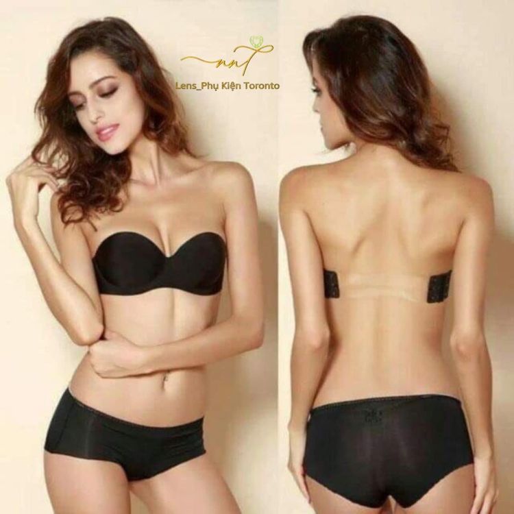 Áo ngực trơn không dây lưng bản
