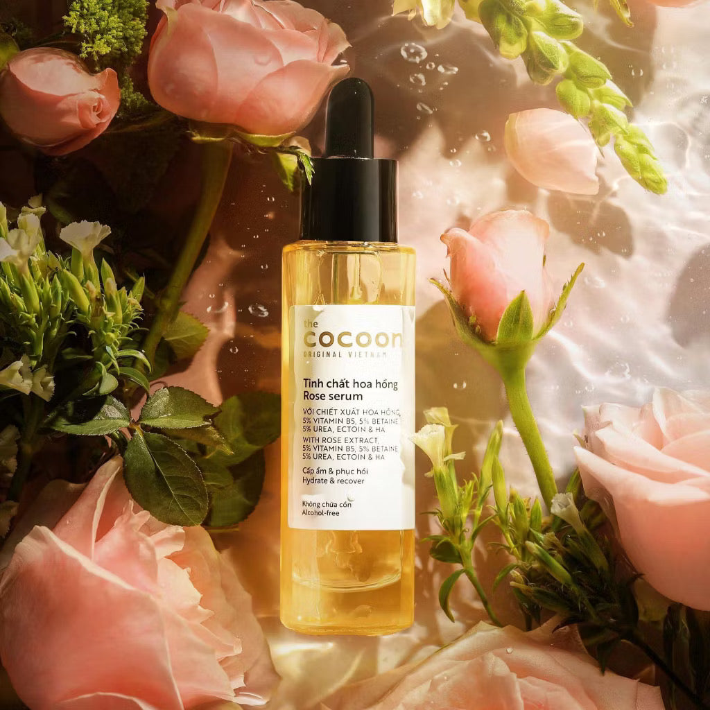 ￼Tinh chất hoa hồng (serum) Cocoon cấp ẩm & phục hồi da 30ml