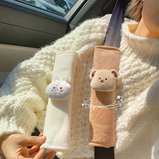 Bọc seat belt gấu bông