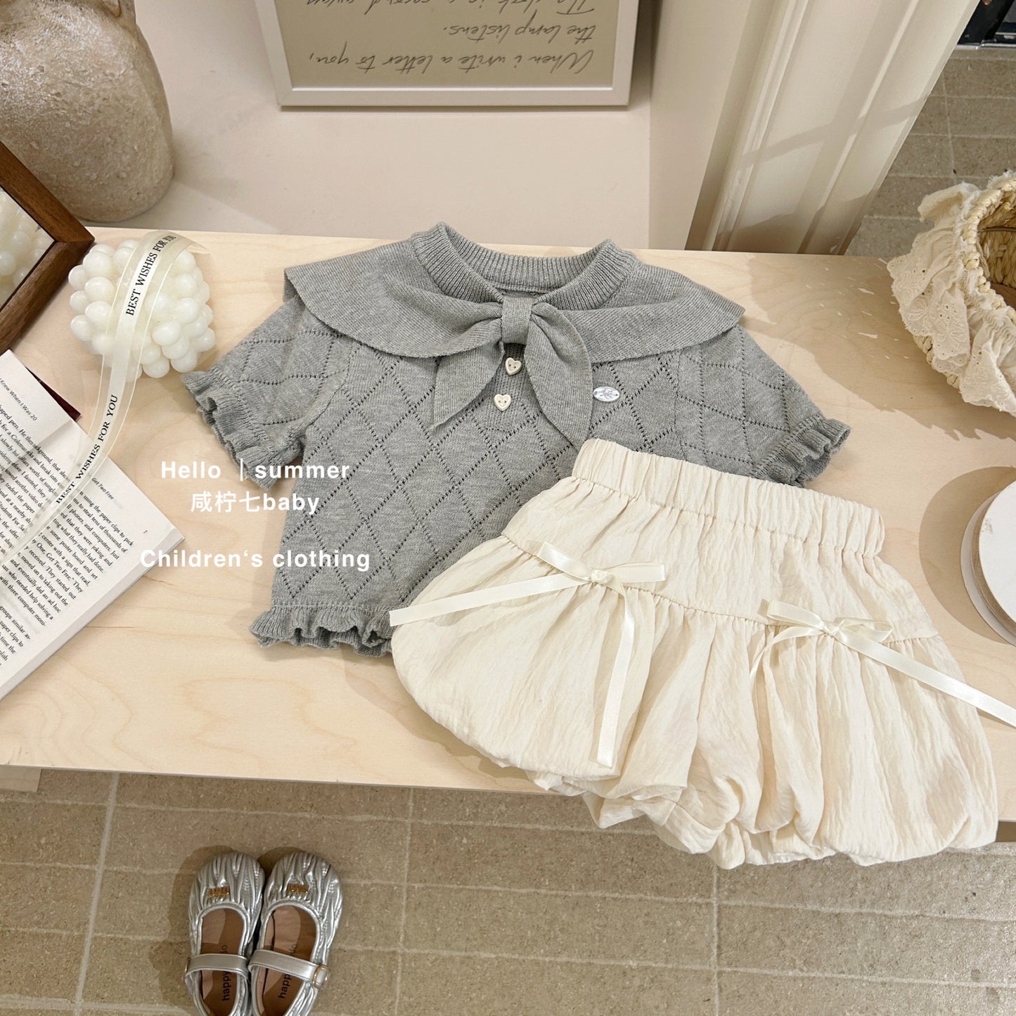 Set áo thuỷ thủ chân váy nơ