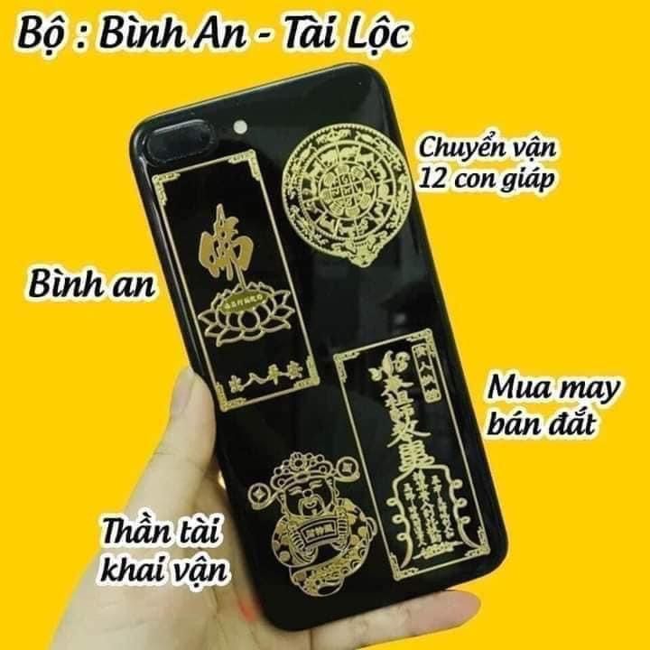 Linh Phù - Miếng Dán Điện Thoại Tài Lộc May Mắn, Dán Laptop, Ipad Siêu Đẹp