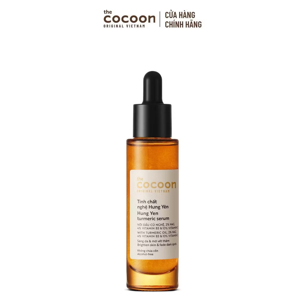 ￼Tinh chất nghệ Hưng Yên (serum) Cocoon sáng da chuyên sâu & mờ vết thâm 30ml