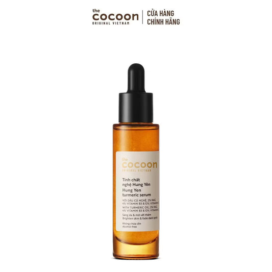 ￼Tinh chất nghệ Hưng Yên (serum) Cocoon sáng da chuyên sâu & mờ vết thâm 30ml