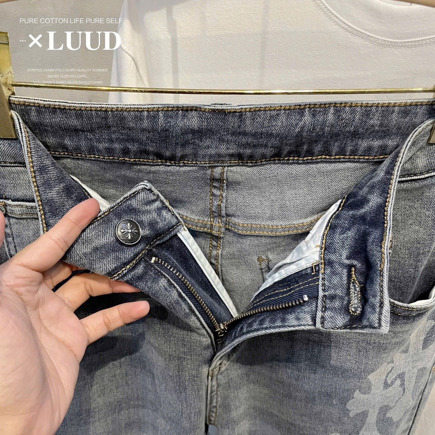 Quần jean nam phóng khoáng cực chất