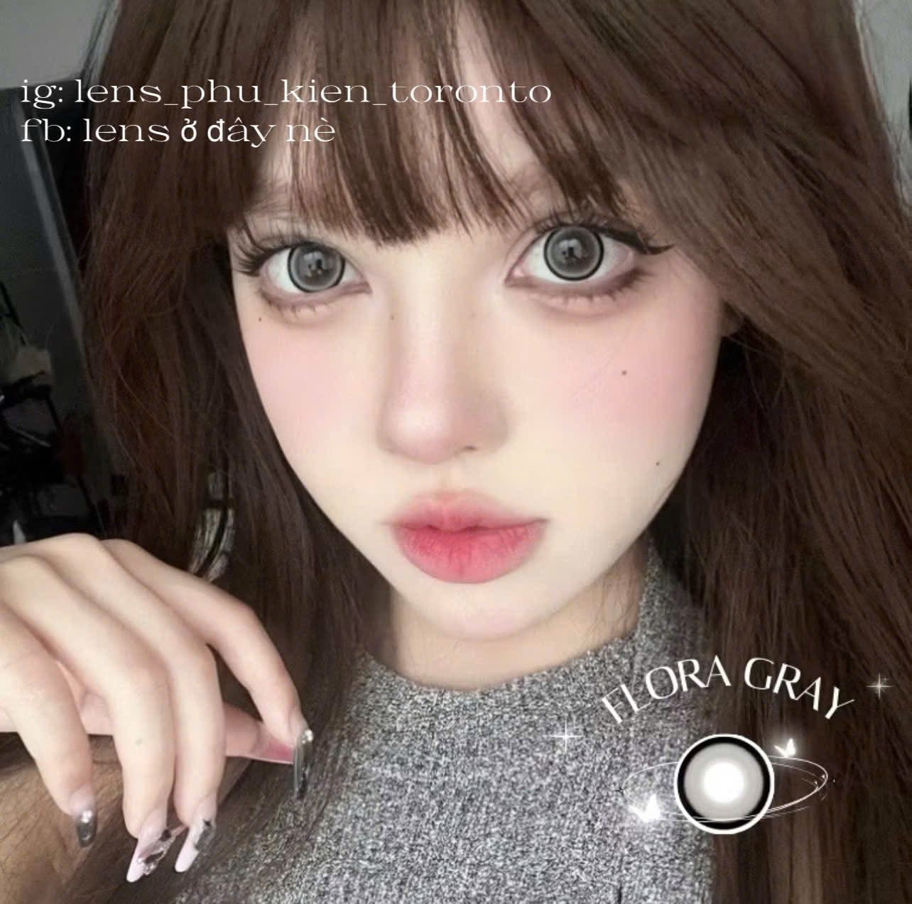 Contact Lens - Flora Gray