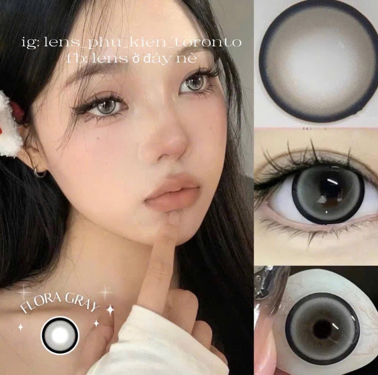 Contact Lens - Flora Gray