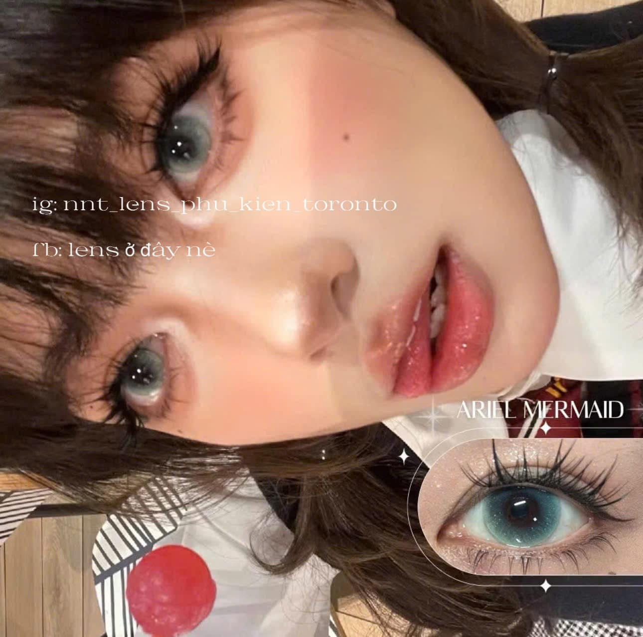 Contact Lens - Ariel Mermaid Green