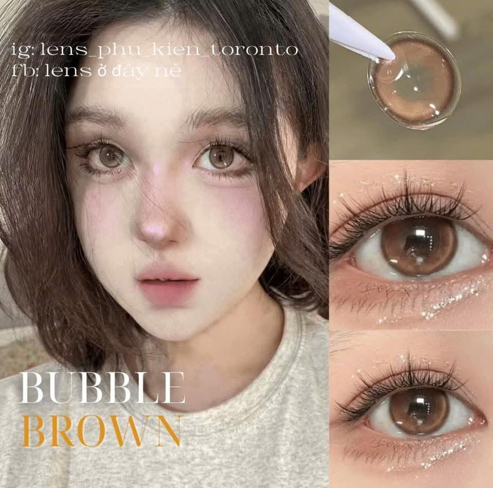 Contact Lens - Bubble Brown