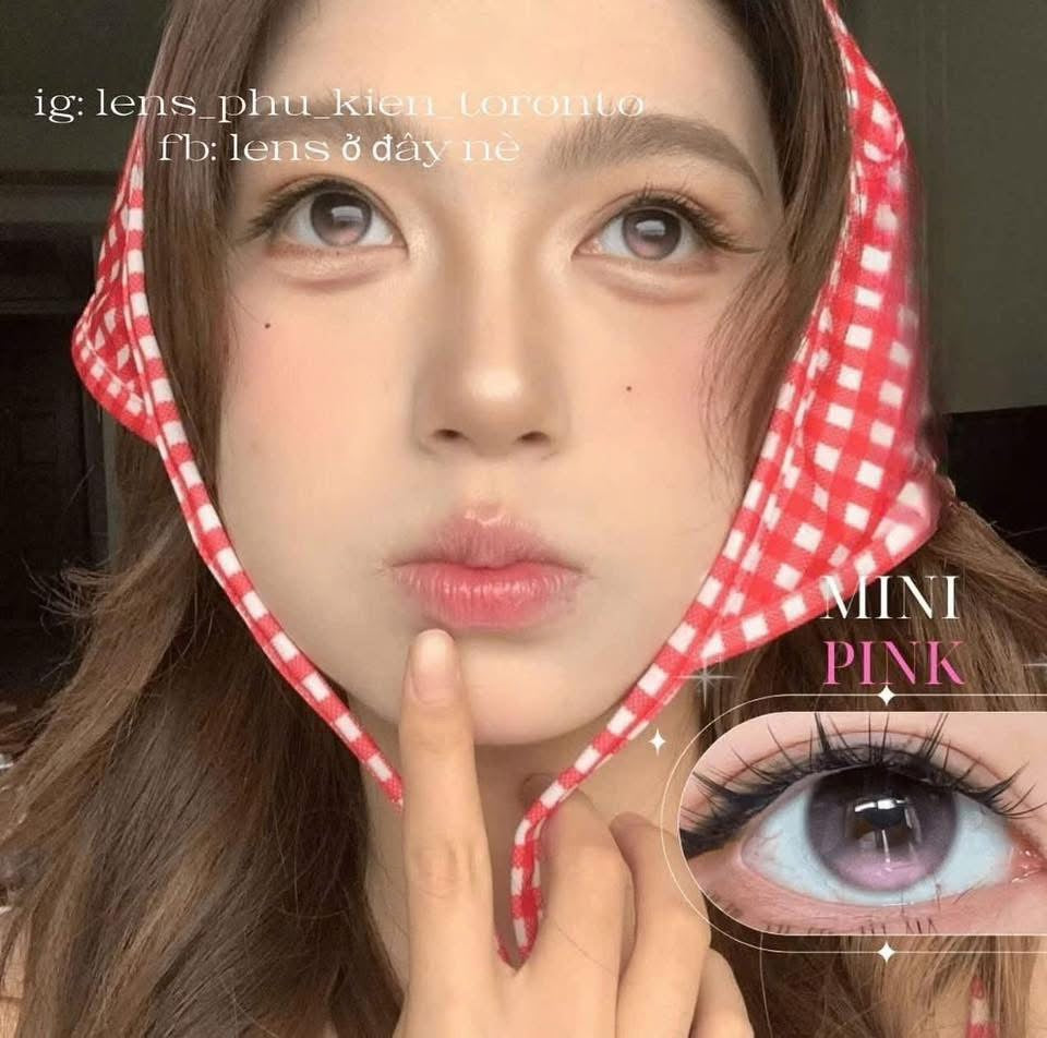 Contact Lens - Mini Pink