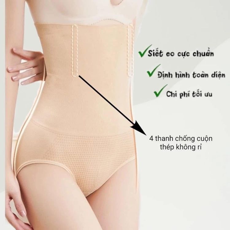 Quần gen nịt bụng vải cotton giãn 4 chiều