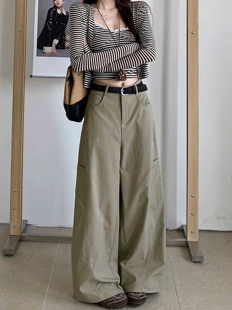 Quần ống suông trendy