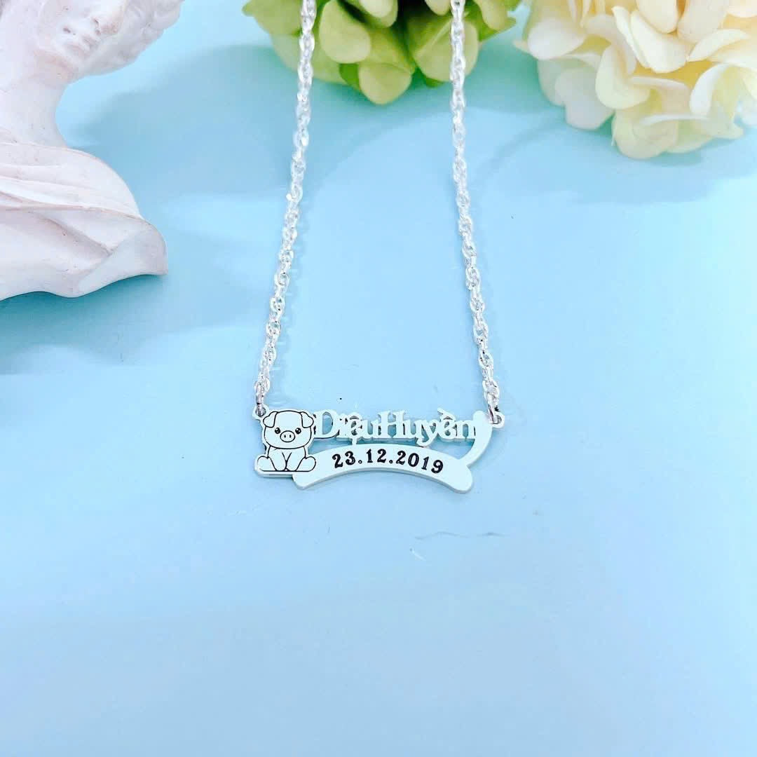 Dây chuyền tên cho bé yêu