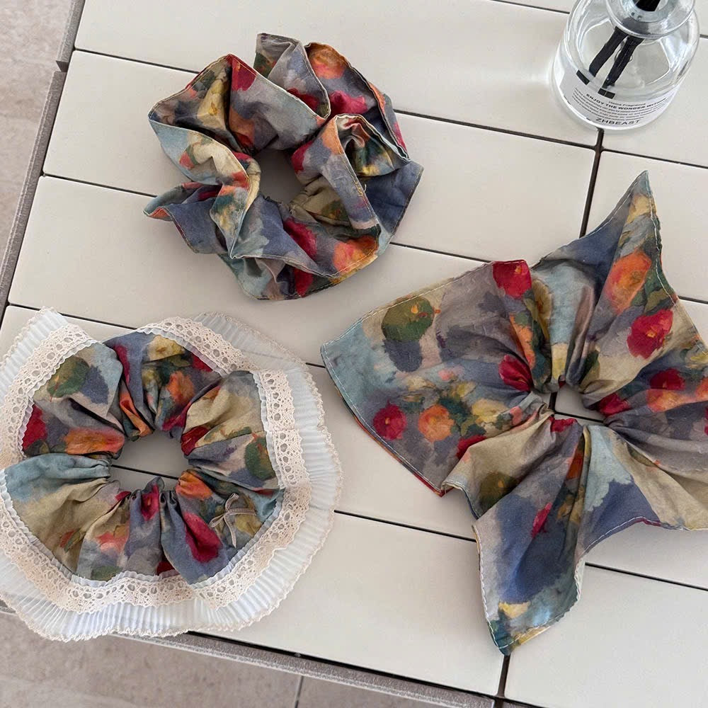 Cột tóc scrunchies nhiều mẫu tuyển xinh