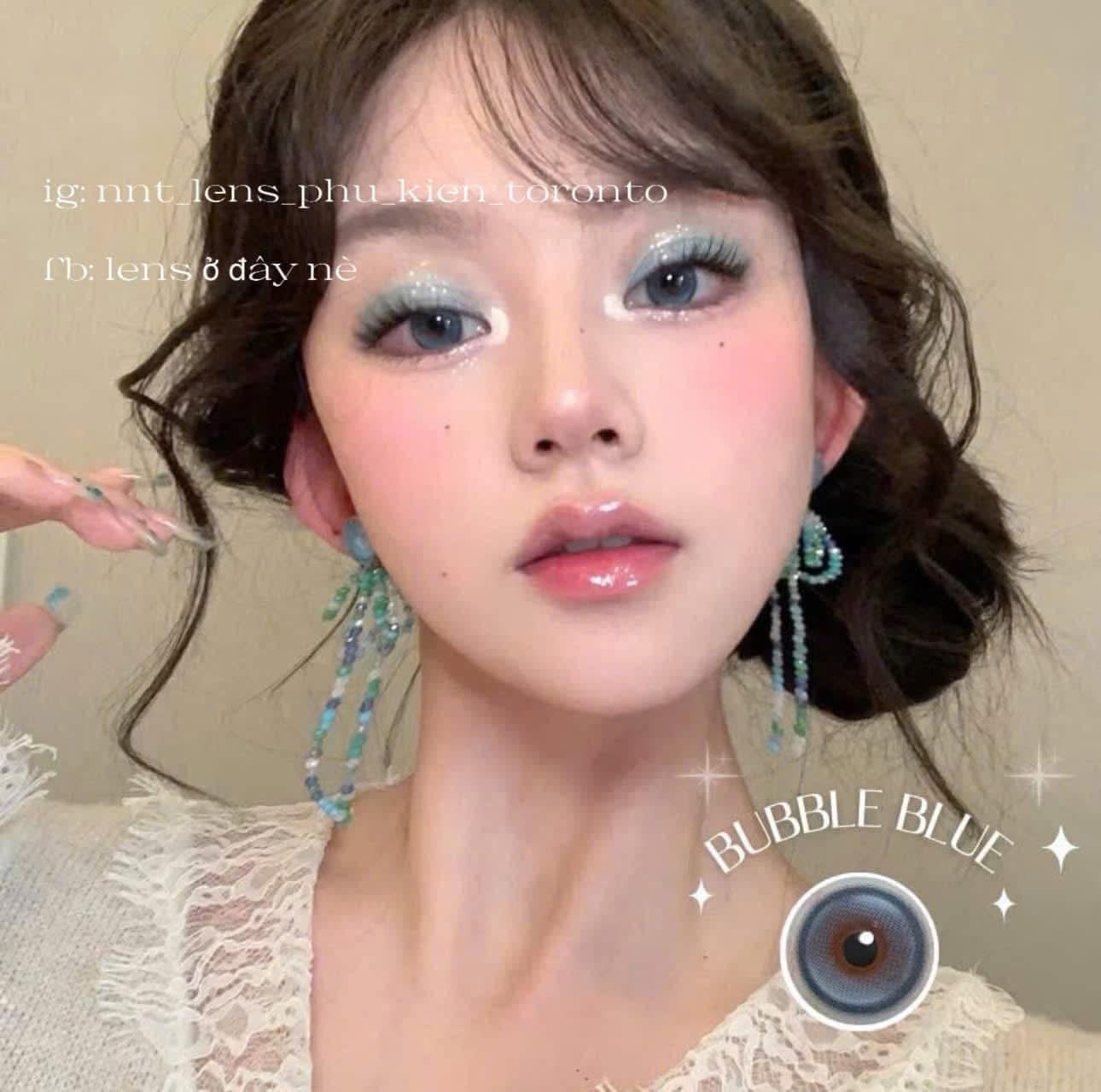 Contact Lens - Bubble Blue