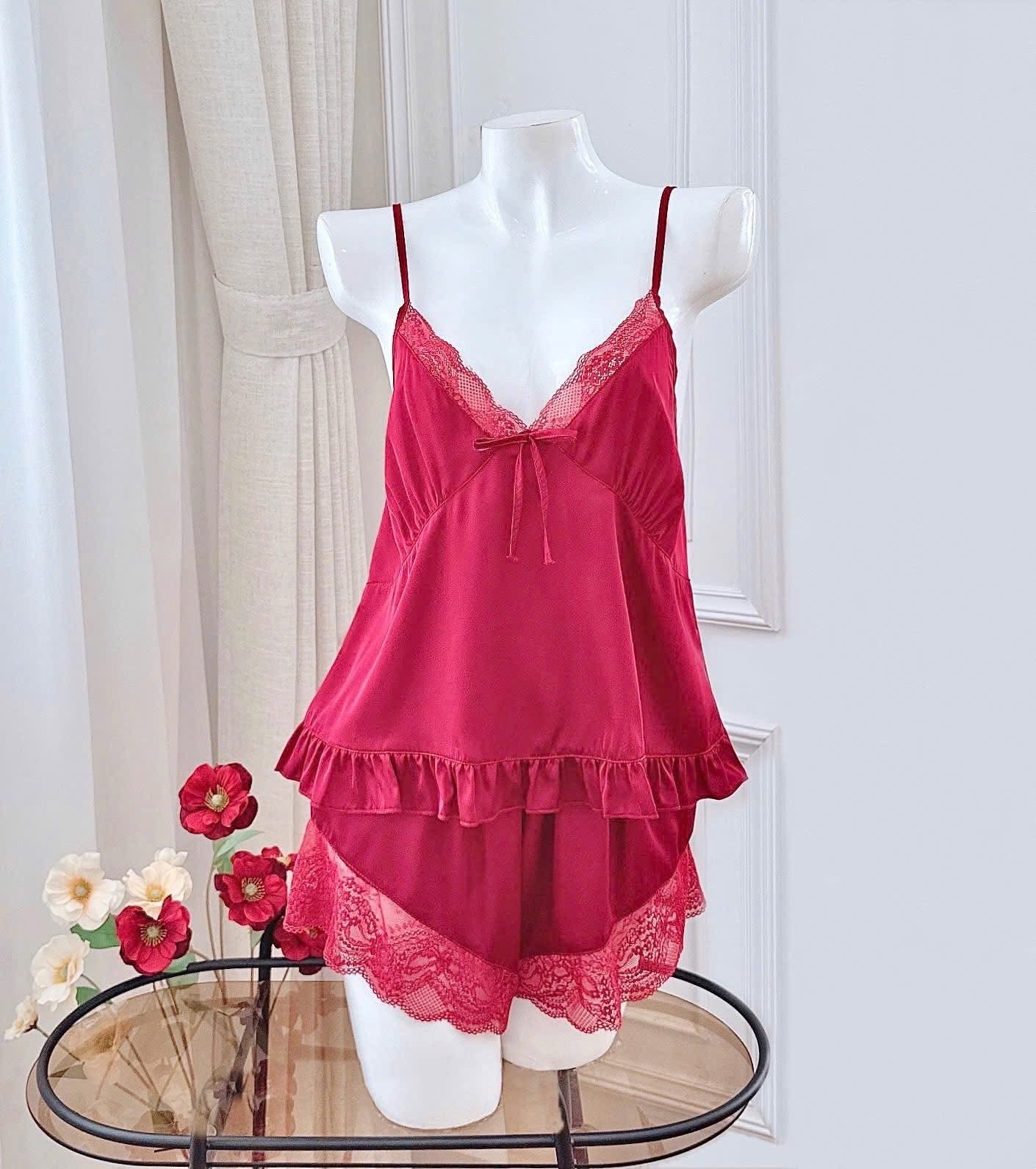 Bộ 2 dây quần đùi lai bèo siêu xinh