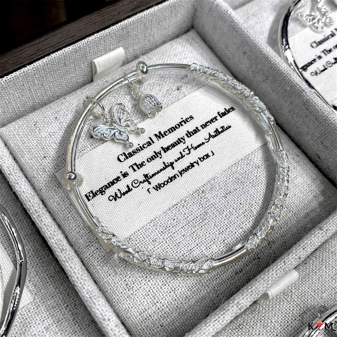 Vòng bạc dạng kiềng sáng xinh