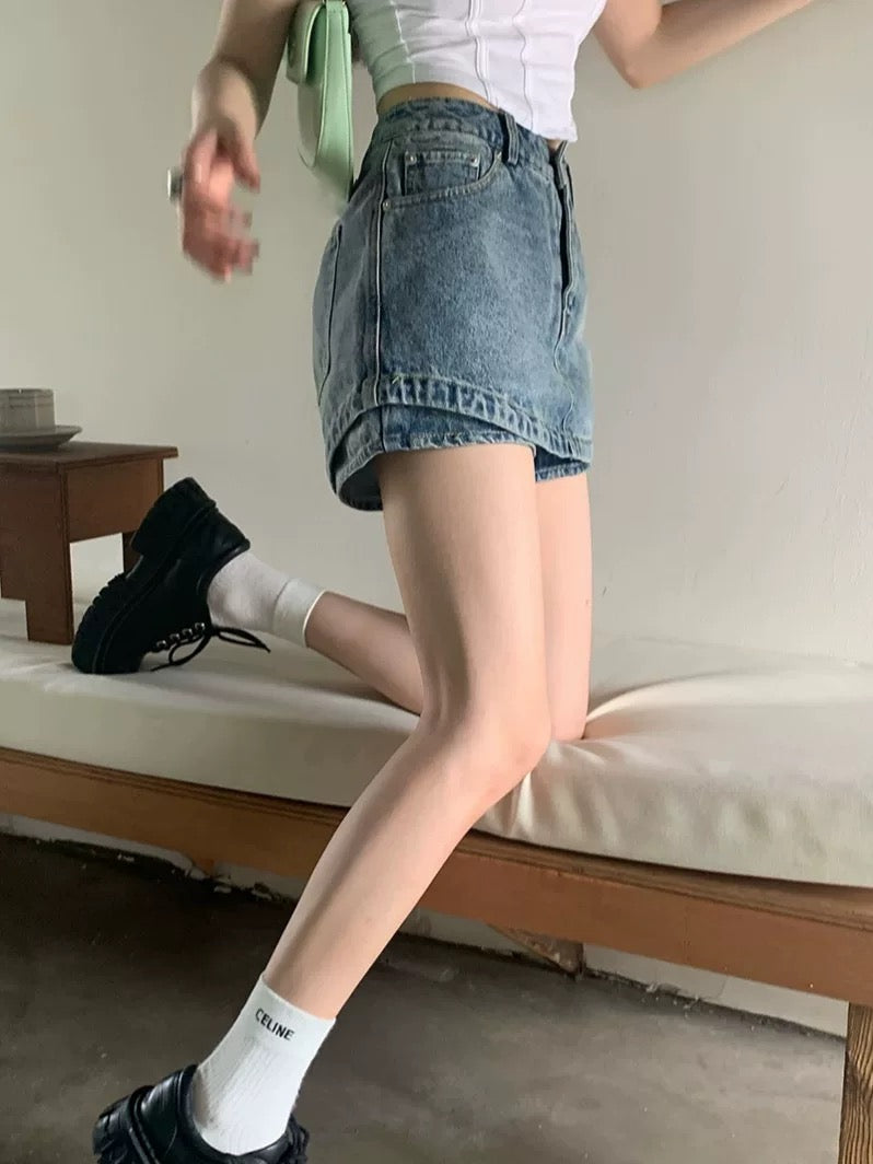 Váy jean mix quần năng động chỉ 30$