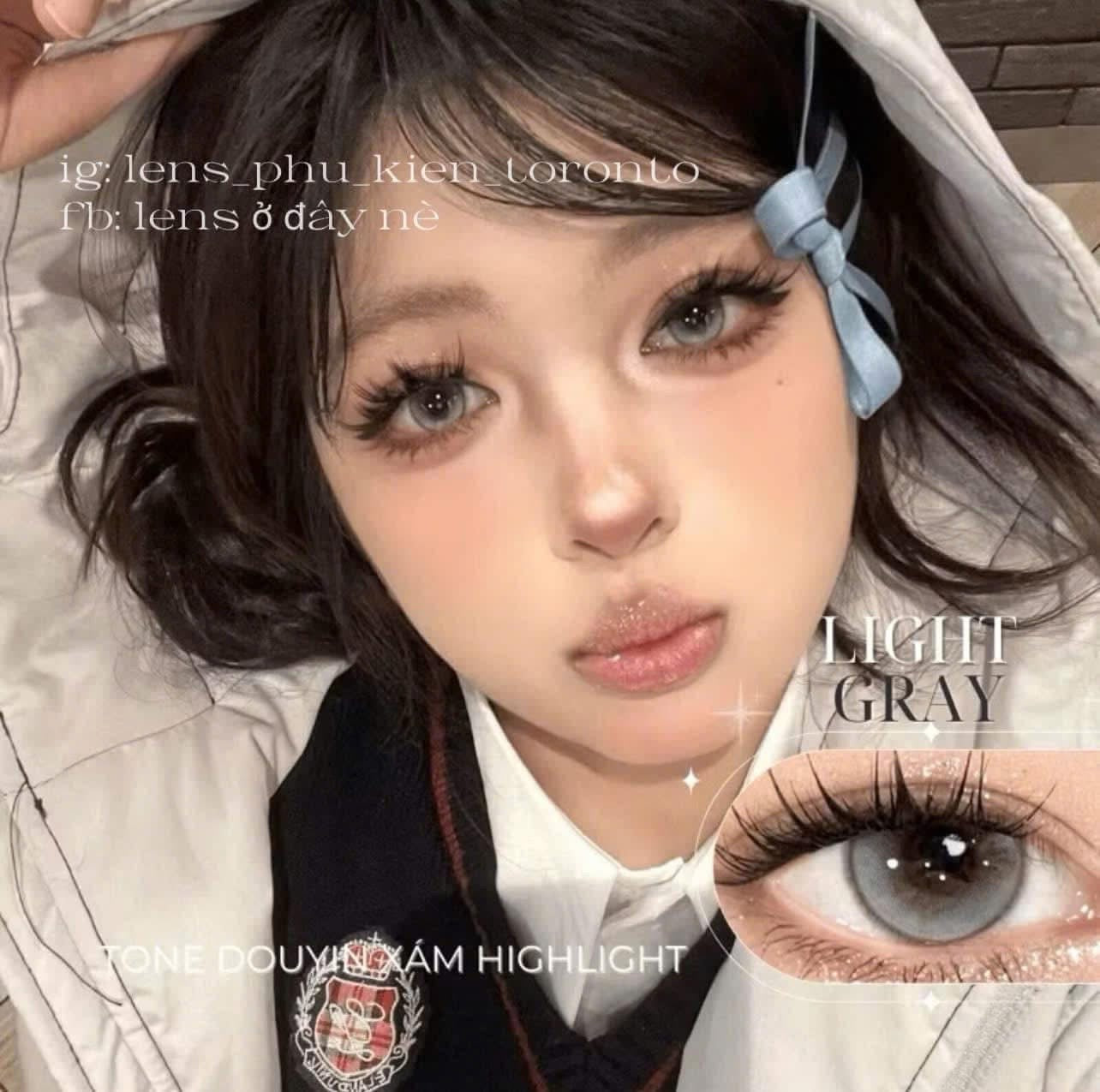Contact Lens - Light Gray