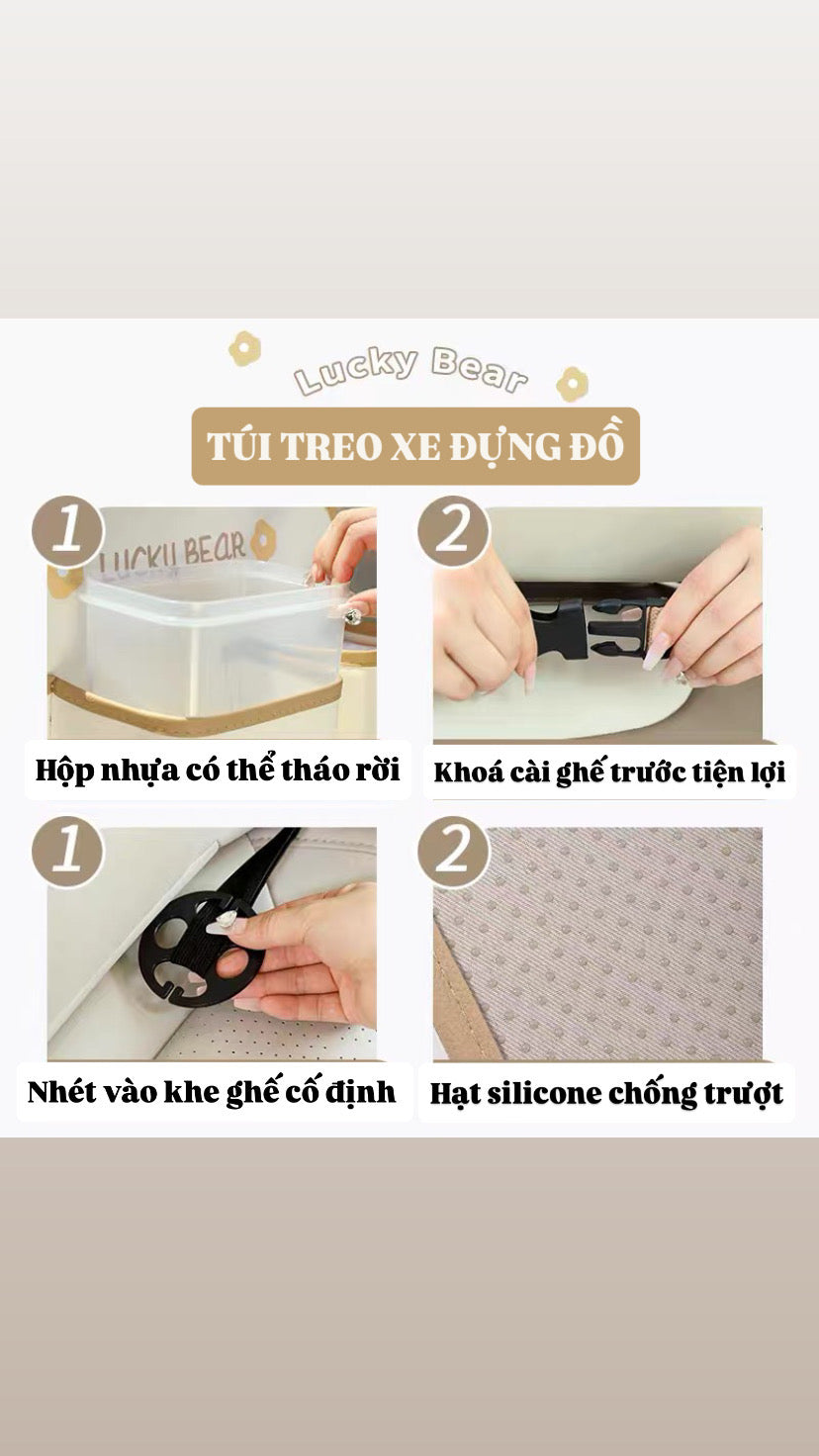 Túi treo ghế sau xe ô tô