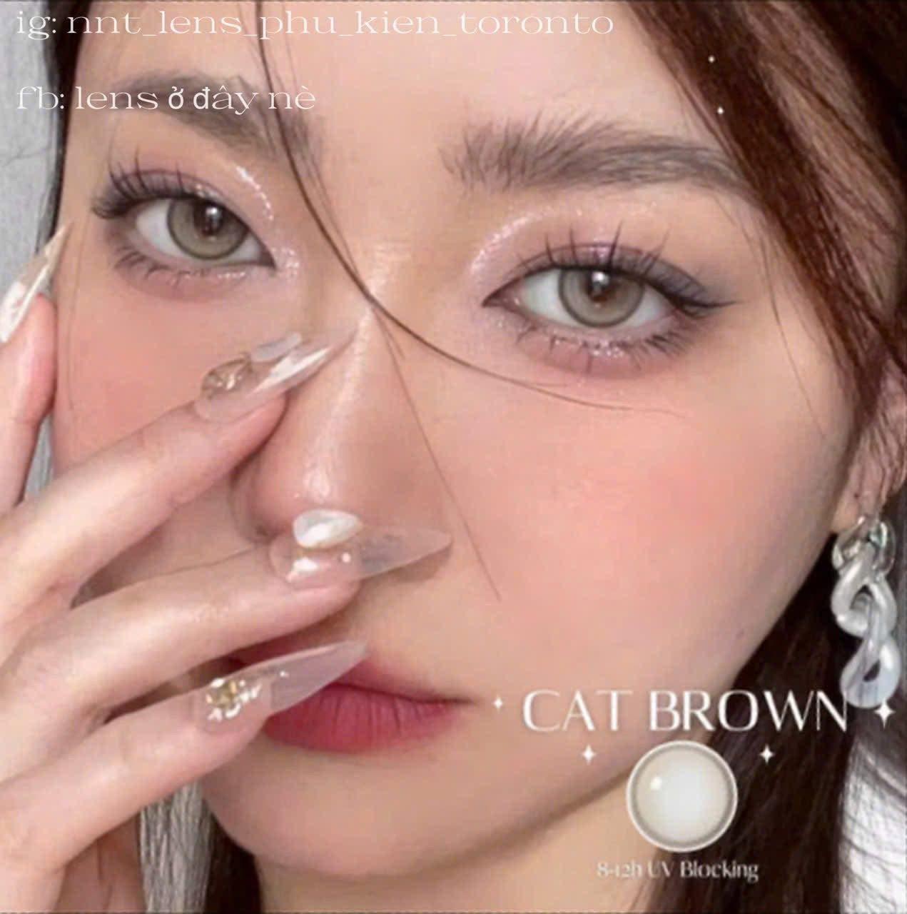 Contact Lens - Cat Brown