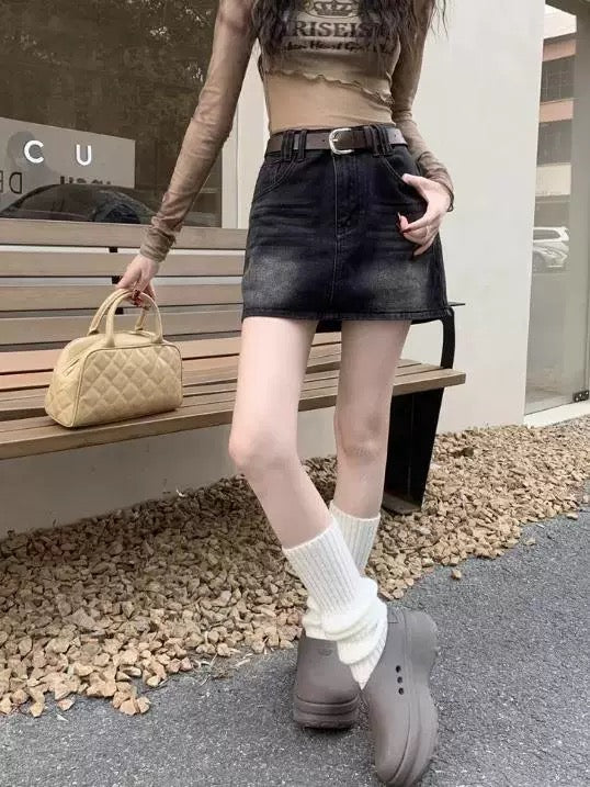 Chân váy jean top 1 Taobao gom order 30$
