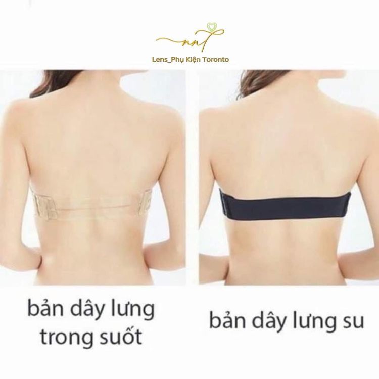 Áo ngực trơn không dây lưng bản