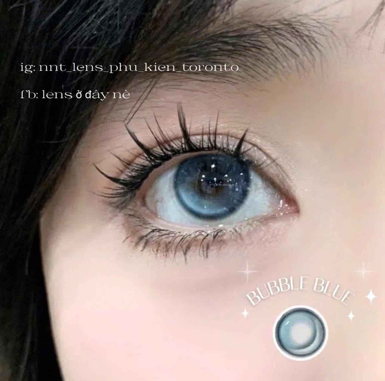 Contact Lens - Bubble Blue