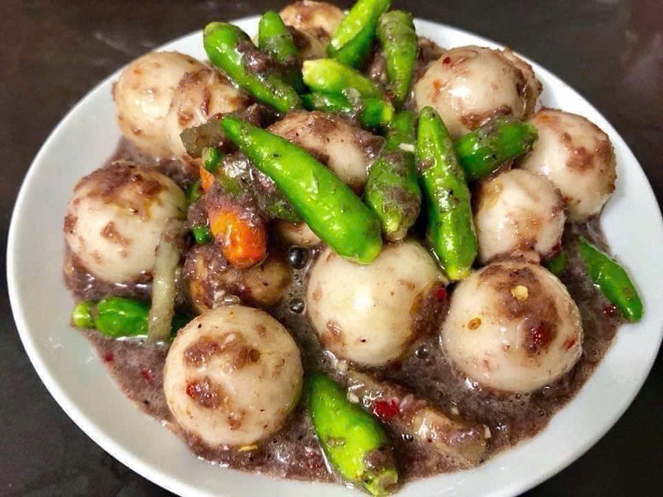 Cà pháo mắm tôm thơm giòn