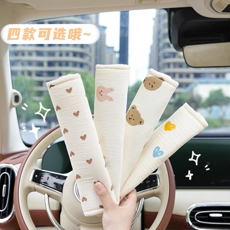 Bọc seat belt vải mịn màng