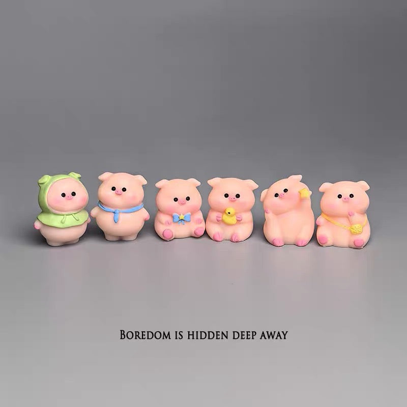 Dán xe đàn heo ủn ỉn