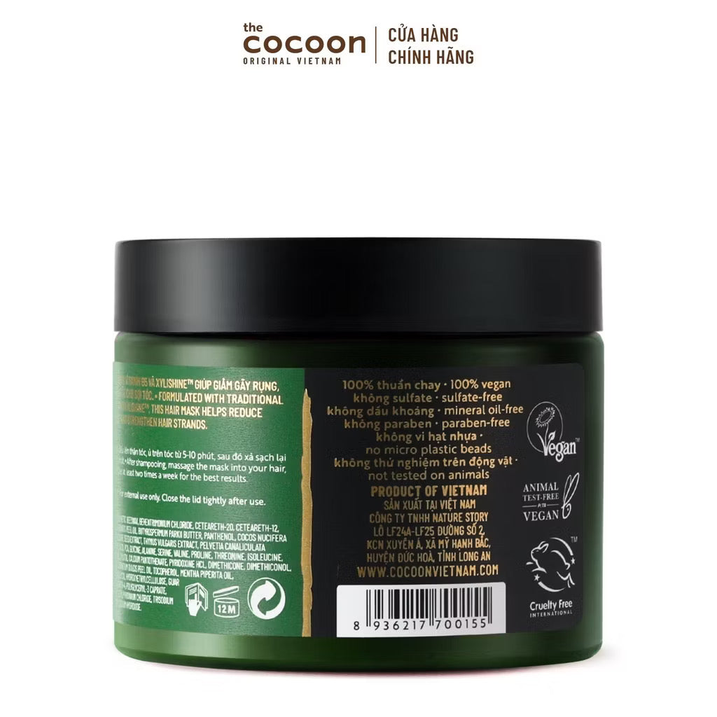 ￼Kem ủ tóc bưởi Cocoon giúp giảm gãy rụng và làm mềm tóc 200ml