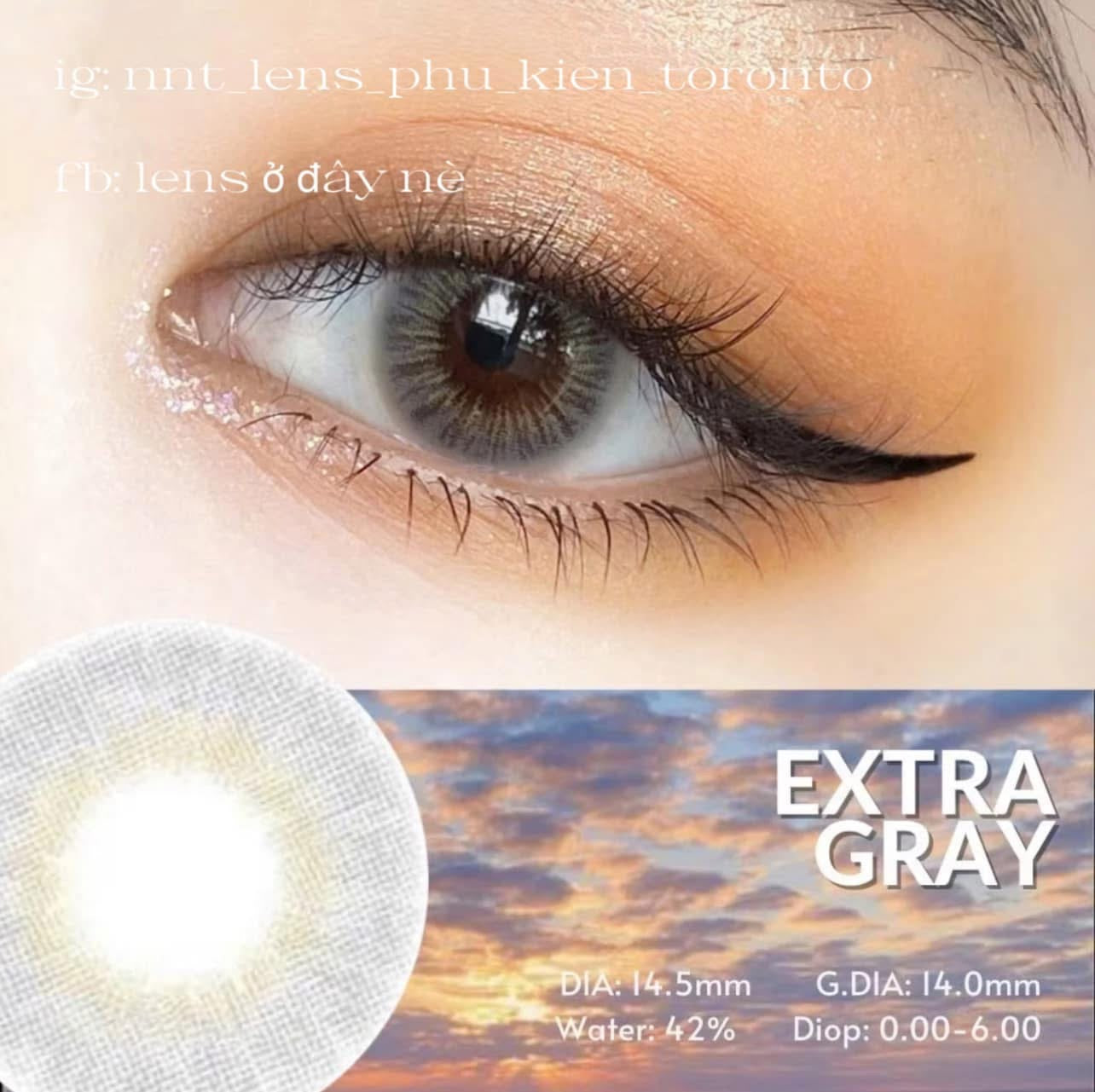 Contact Lens - Extra Gray XS
