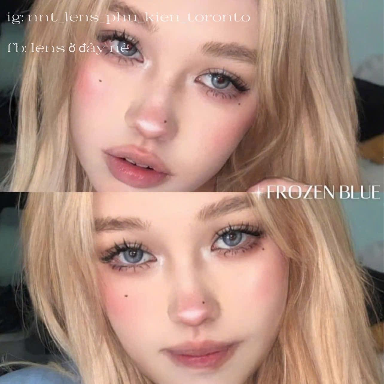 Contact Lens - Frozen Blue