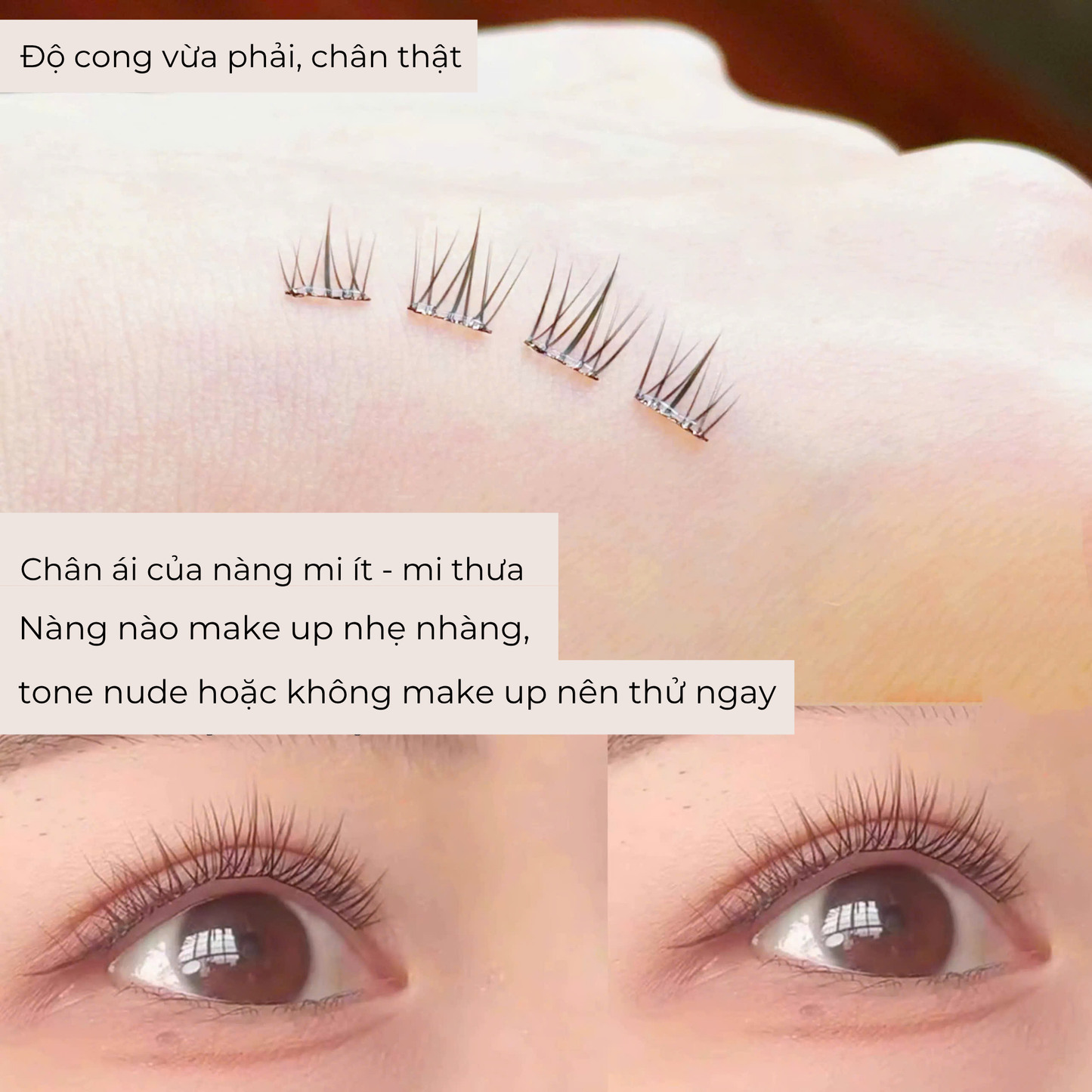 Mi Sương Mai sẵn keo cụm nhỏ dáng ngắn tự nhiên