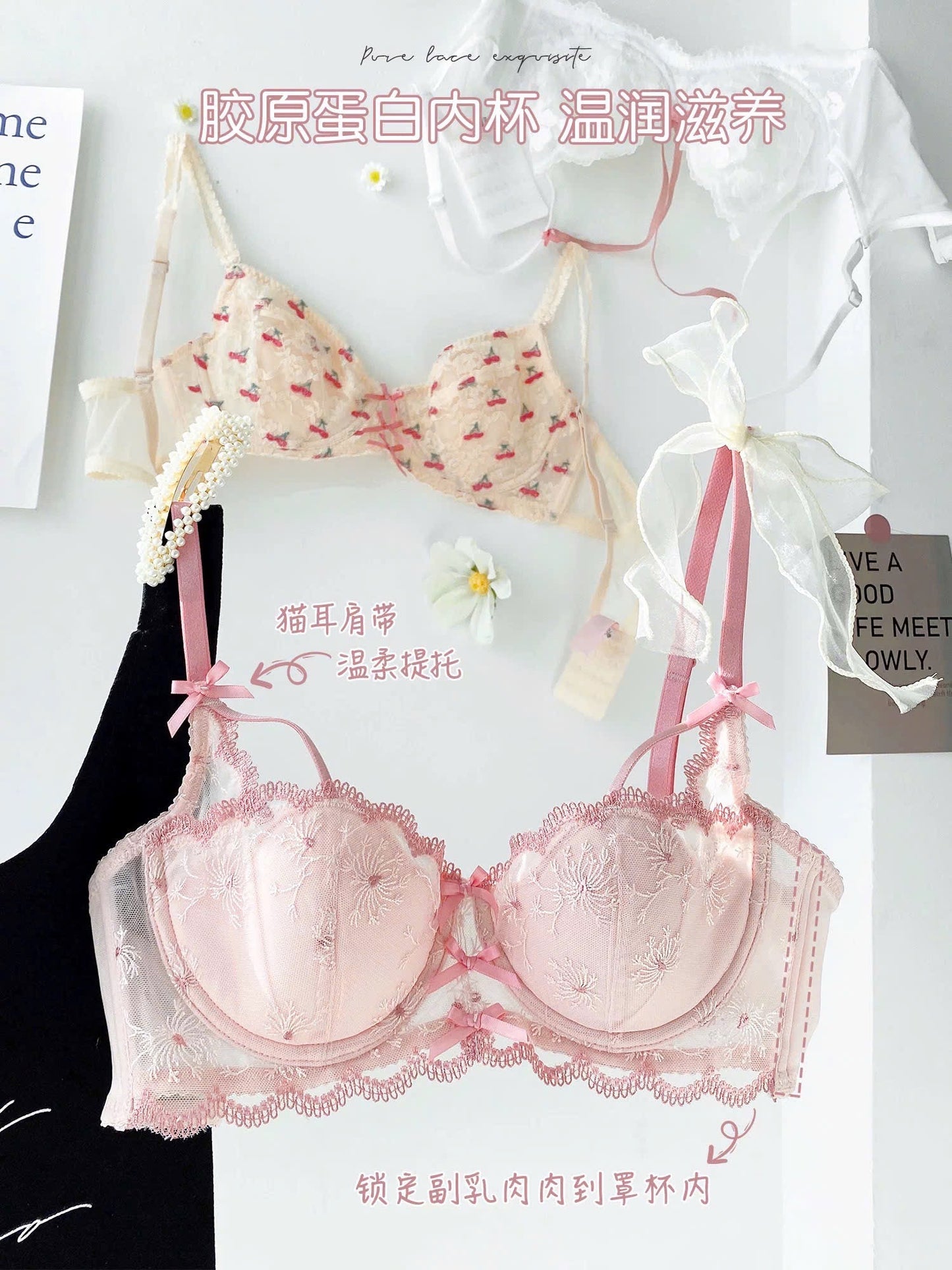 Bra áo lót tone hồng order nhiều mẫu