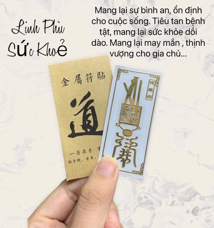 Linh Phù - Miếng Dán Điện Thoại Tài Lộc May Mắn, Dán Laptop, Ipad Siêu Đẹp
