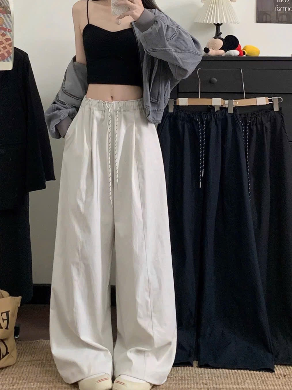 Quần ống suông trendy