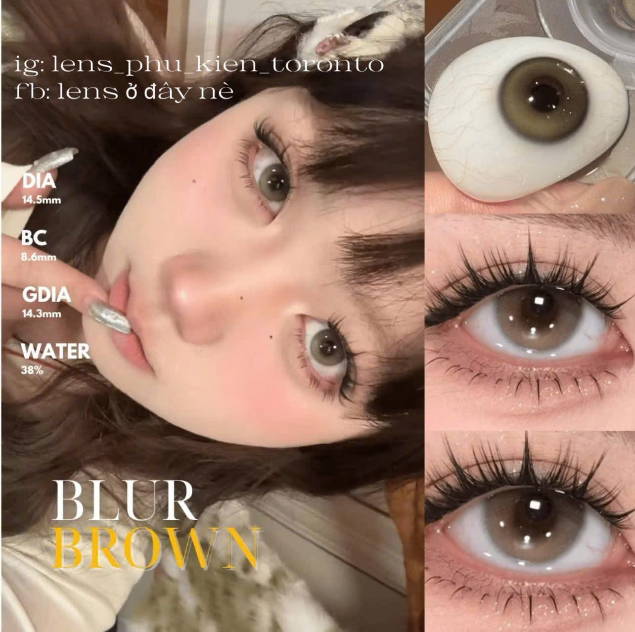 Contact Lens - Blur Brown