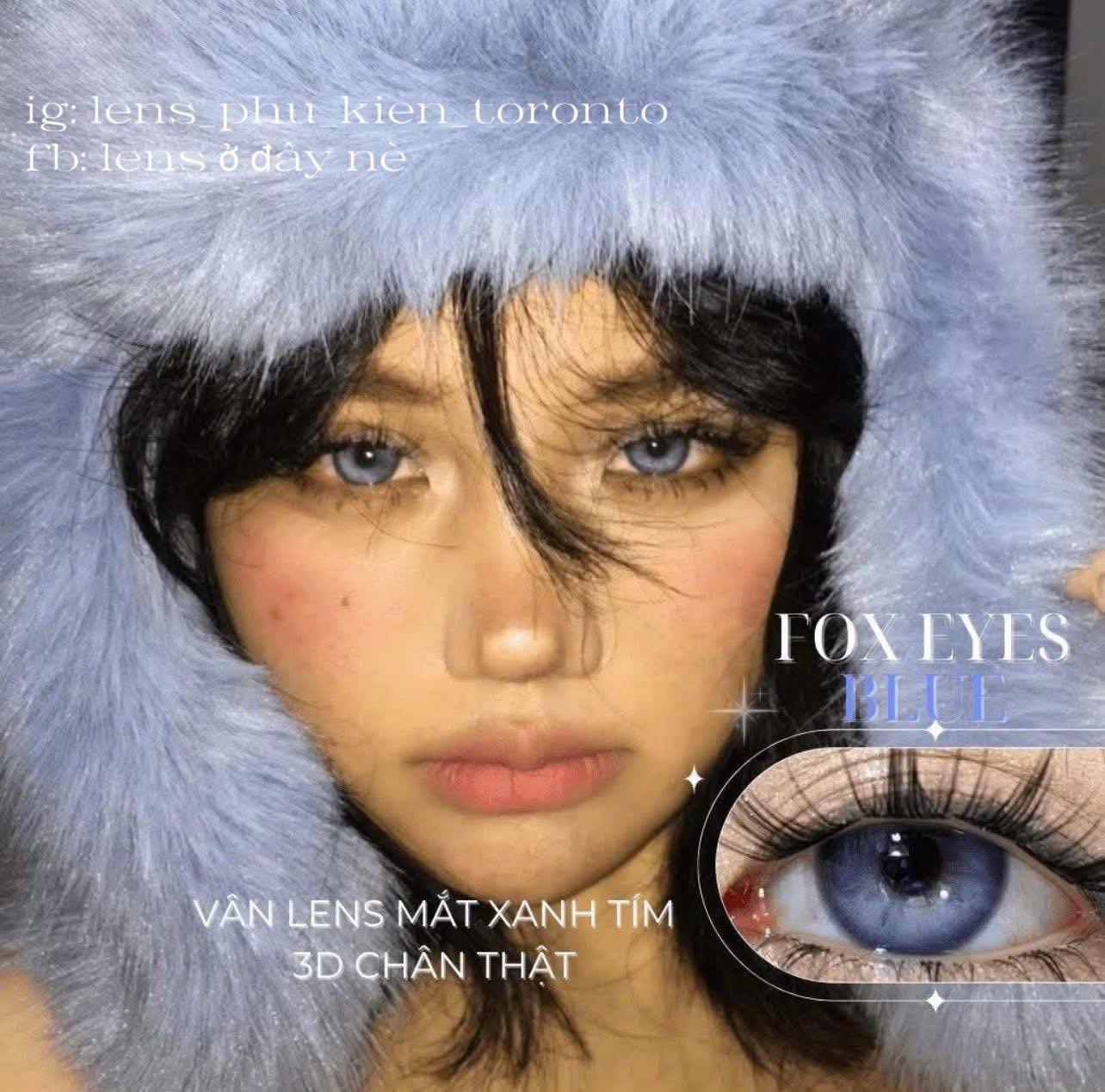 Contact Lens - Fox Eyes Blue